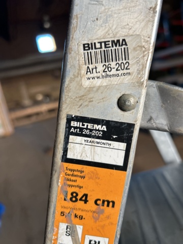 1378301-4 Ladder, construction center and cabling