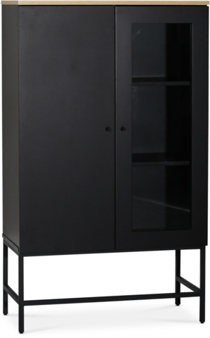 1434519-5 Edge skåp i svart högtryckslaminat (HPL)