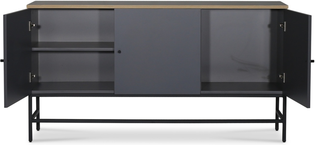 1434520-3 Edge sideboard - Grå högtryckslaminat (HPL)