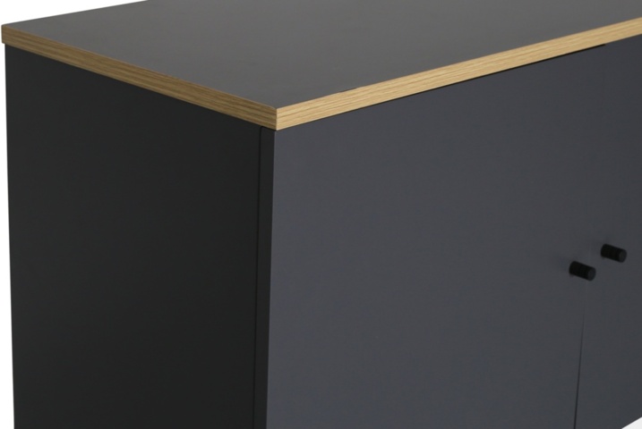 1434520-4 Edge sideboard - Grå högtryckslaminat (HPL)