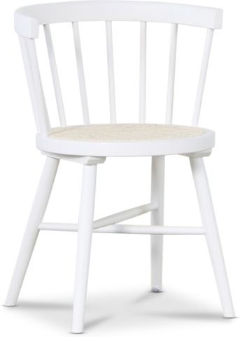 1434535-5 Juno vit pinnstol med rottingsits 4st