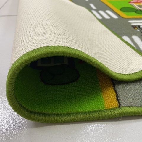 1434538-5 Barnmatta trafikmatta 4 tuftad - 133x175 cm