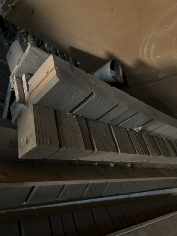 1267740-4 Falska timmerknutar 4 st