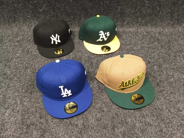 1433354-1 4 st Kepsar New Era, strl 7 7/8 (62,5 cm)