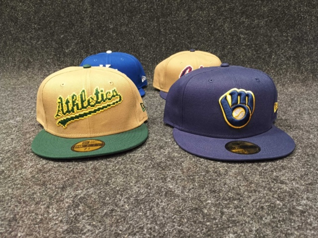 1433357-2 4 st Kepsar New Era, strl 7 5/8 (60,6 cm)