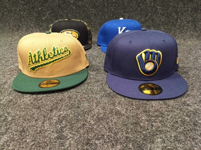 1433358-2 4 st Kepsar New Era, strl 7 1/2 (59,6 cm)