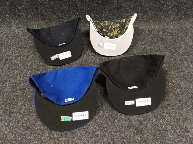 1433359-4 4 st Kepsar New Era, strl 7 7/8 (62,5 cm)