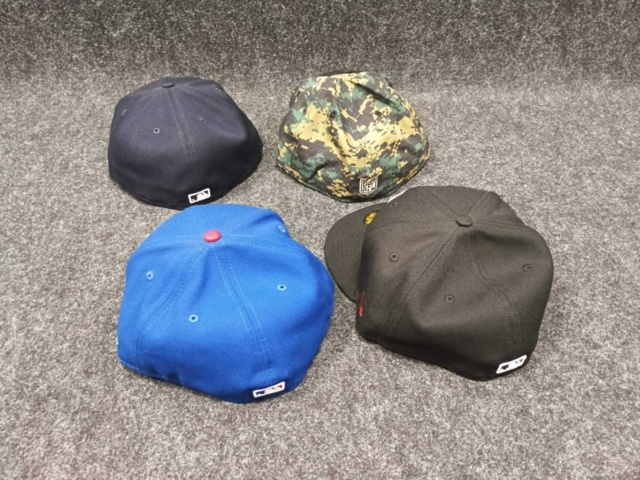 1433359-5 4 st Kepsar New Era, strl 7 7/8 (62,5 cm)