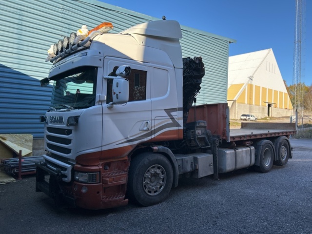 1267757-1 Kranbil Scania R500 6x2 automat 2013 HIAB EP-5 HIPRO #UPPDATERAD#