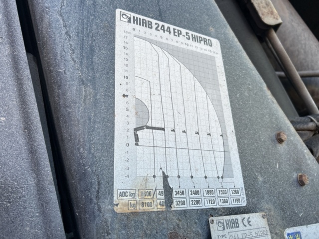 1267757-20 Kranbil Scania R500 6x2 automat 2013 HIAB EP-5 HIPRO #UPPDATERAD#