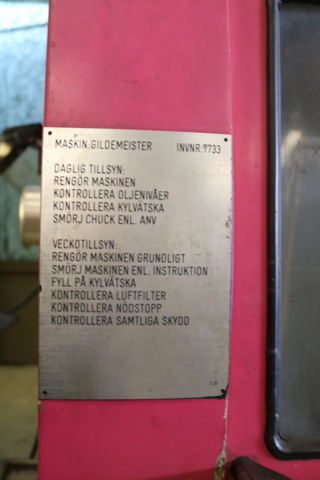 1416639-43 Svarv Gildemeister NEF Plus 710