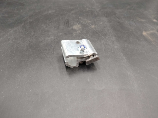 1432385-1 Seam clamp, 125 pcs - aluminum - Van der Valk, horizontal mounting