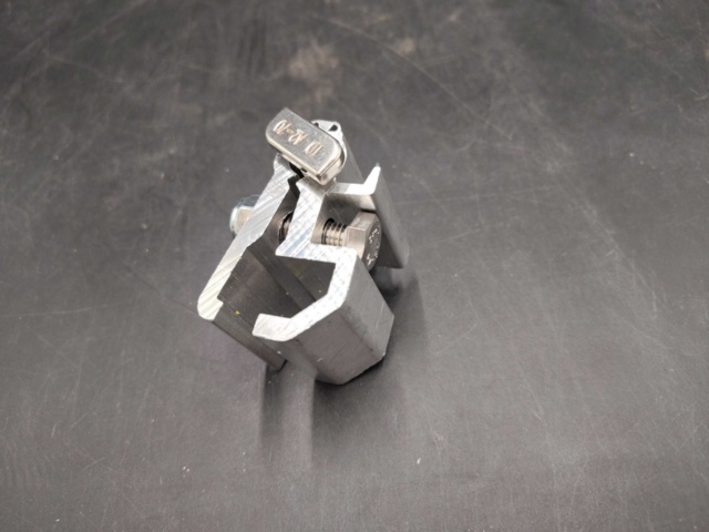 1432385-2 Seam clamp, 125 pcs - aluminum - Van der Valk, horizontal mounting