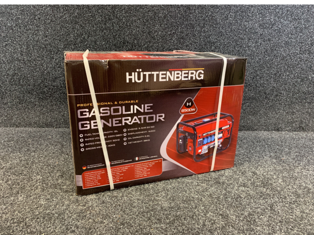 1434836-2 Bensindriven generator/elverk 2,5 kW - Hüttenberg H8500W