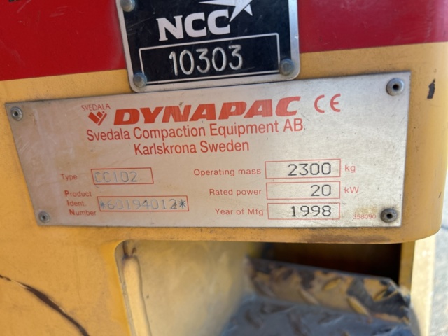 1267788-13 Vält - Dynapac CC102 -1998