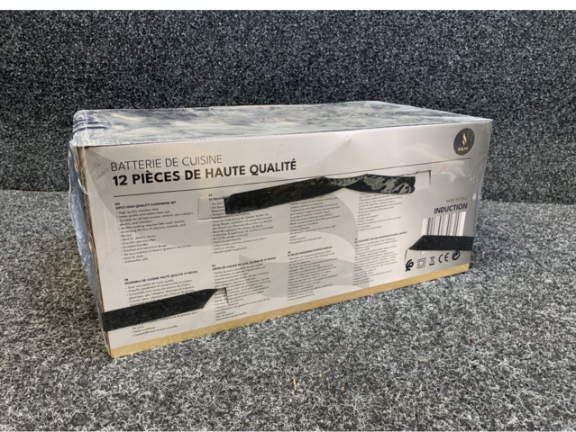 1434868-3 Kastrullset inkl stekpanna i rostfritt stål – 12-delars