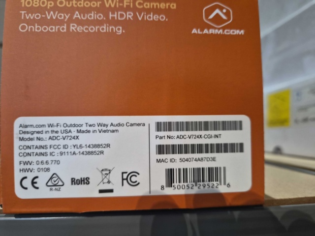 1435109-6 WiFi Kamera - Solar ADC-V724X, För inom- och utomhusbruk