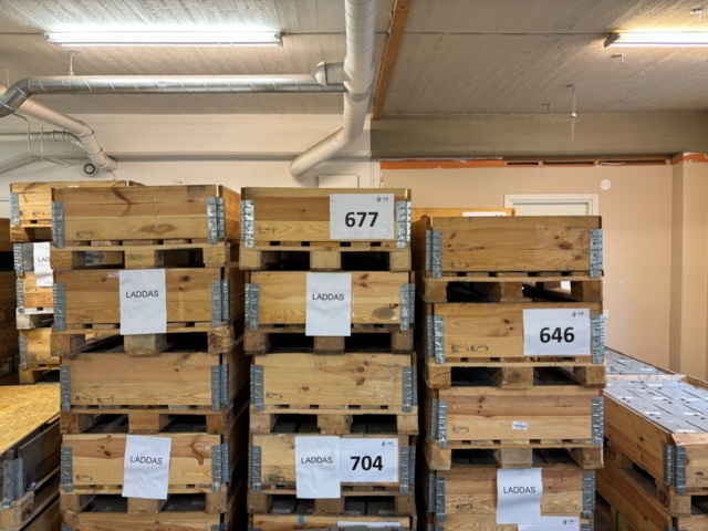 1435314-7 Komplett batterianläggning 88 kWh – 20 pallar med batterier & styrsystem