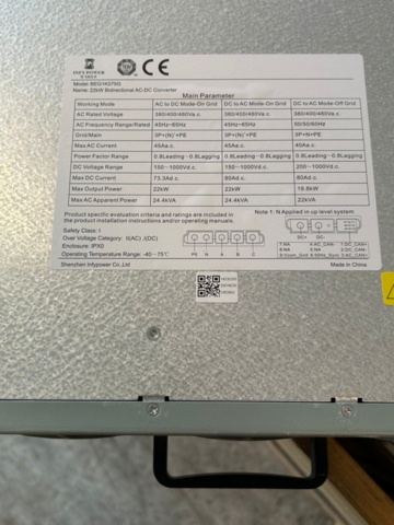 1435316-3 Växelriktare INFY Power BEG1K075G