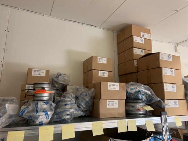 1420199-17 Lager med ventilationsdetaljer - filter, rör, flödeskomponenter m.m.