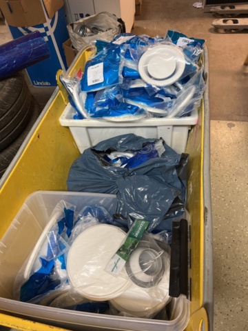 1420199-24 Lager med ventilationsdetaljer - filter, rör, flödeskomponenter m.m.