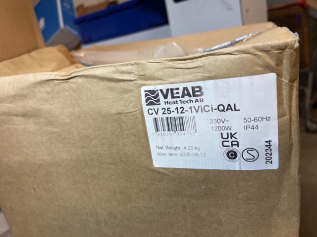 1420199-37 Lager med ventilationsdetaljer - filter, rör, flödeskomponenter m.m.