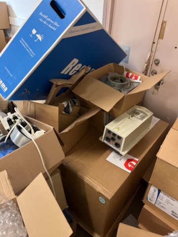 1420199-41 Lager med ventilationsdetaljer - filter, rör, flödeskomponenter m.m.