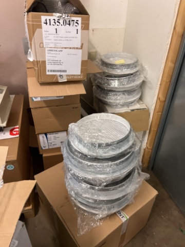 1420199-42 Lager med ventilationsdetaljer - filter, rör, flödeskomponenter m.m.