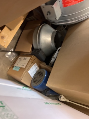 1420199-44 Lager med ventilationsdetaljer - filter, rör, flödeskomponenter m.m.