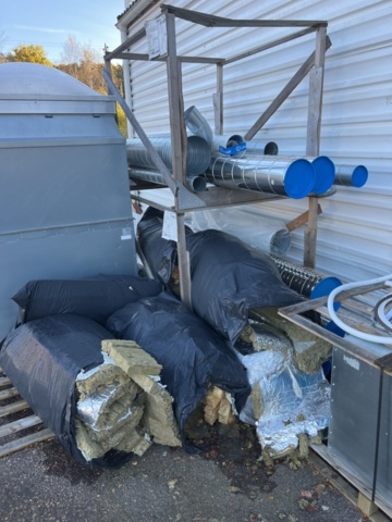 1420199-71 Lager med ventilationsdetaljer - filter, rör, flödeskomponenter m.m.