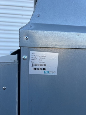 1420199-74 Lager med ventilationsdetaljer - filter, rör, flödeskomponenter m.m.