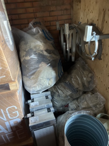 1420199-79 Lager med ventilationsdetaljer - filter, rör, flödeskomponenter m.m.