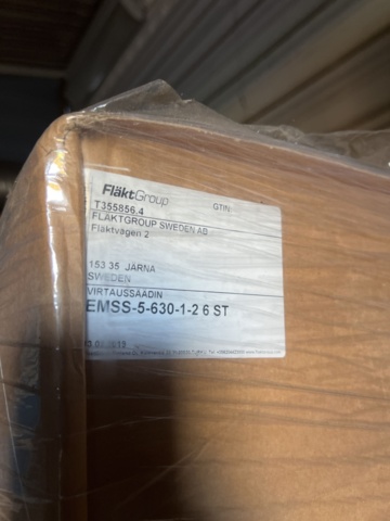 1420199-81 Lager med ventilationsdetaljer - filter, rör, flödeskomponenter m.m.