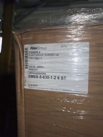 1420199-83 Lager med ventilationsdetaljer - filter, rör, flödeskomponenter m.m.