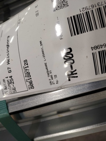 1432398-4 Galvaniserad takbärare, ca 100 st - L=2500x1,5 mm