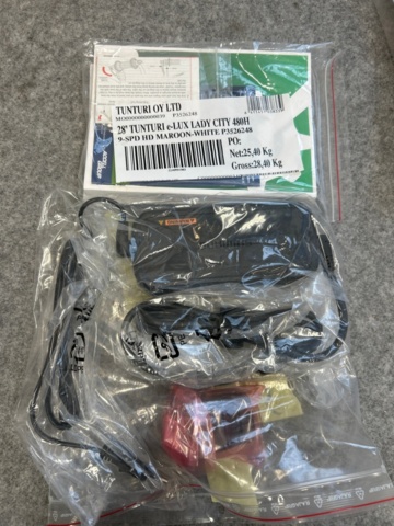 1388317-7 Elcykel Tunturi E-Lux, dam