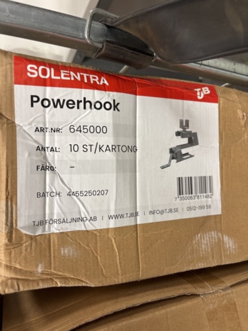 1421005-5 Montagematerial för solceller 12 kartonger - Powerhooks / Power Optimizers