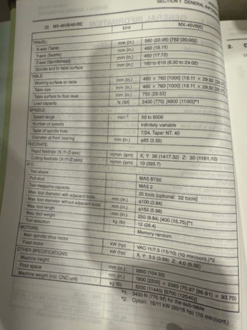 1296556-23 Flerop OKUMA MX-45 VAE