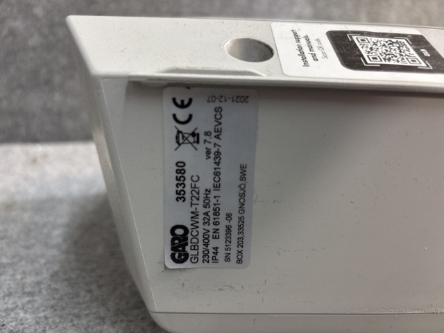 1421011-6 Fordonsladdare  GARO GLBDCWM-T22FC