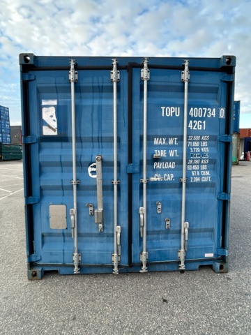 1411382-13 Container 40 fot – isolerad med el och avfuktare