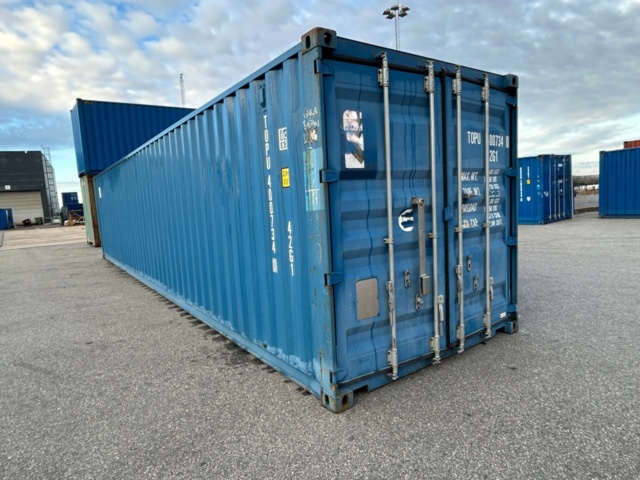 1411382-1 Container 40 fot – isolerad med el och avfuktare