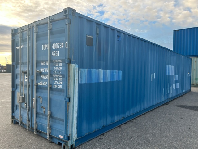 1411382-2 Container 40 fot – isolerad med el och avfuktare