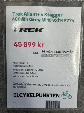 1388390-8 Elcykel Trek Allant +6 Stagger