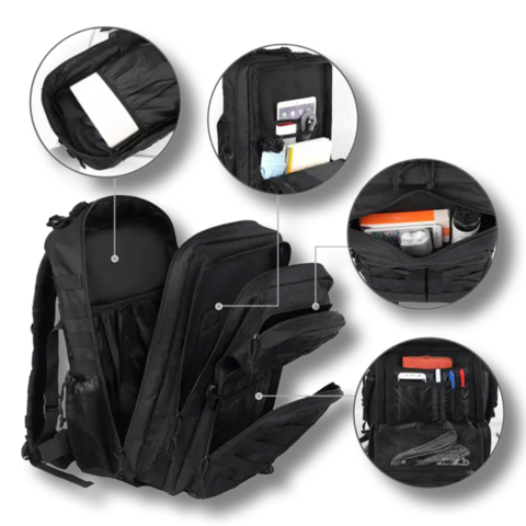 1437020-6 1 st Taktisk Ryggsäck 45L Vattentät Sand/Öken - Fri frakt