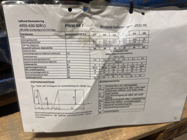 1420231-19 Stumsvetsmaskin - Tecnodue PT 630