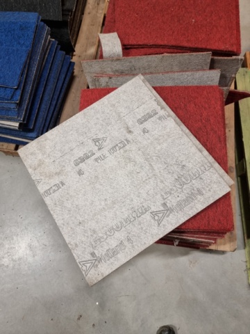 1421580-2 Classic trade show carpet in pieces, total 256 pieces