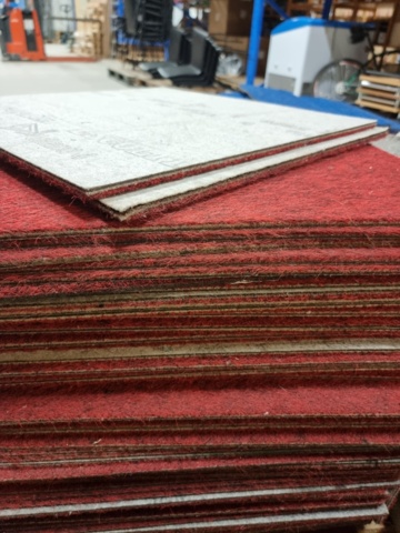 1421580-3 Classic trade show carpet in pieces, total 256 pieces