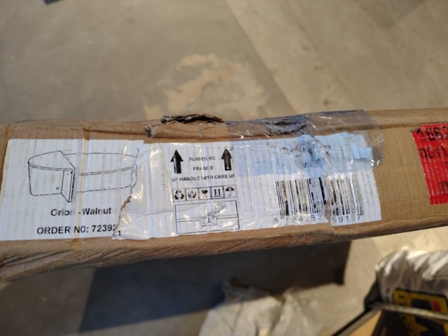 1434754-2 Soffbord 2 delar – Nordvärk Orion, valnötsmelamin