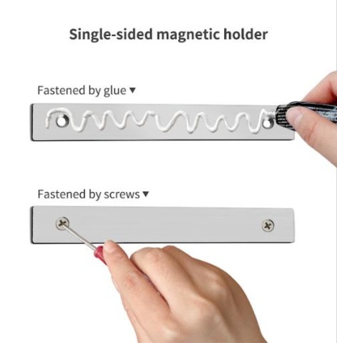 1437675-3 4 st Magnetlister FH1-300 – enkel magnetyta för väggmontage - Fri frakt