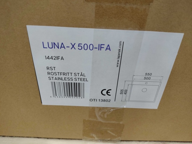 1437687-5 Parti 23 st – Lapetek, rostfria diskhoar Luna-X 230-IF/U och 500-IF/A